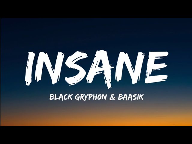 Black Grpyh0n u0026 Baasik- Insane (Lyrics Video) class=