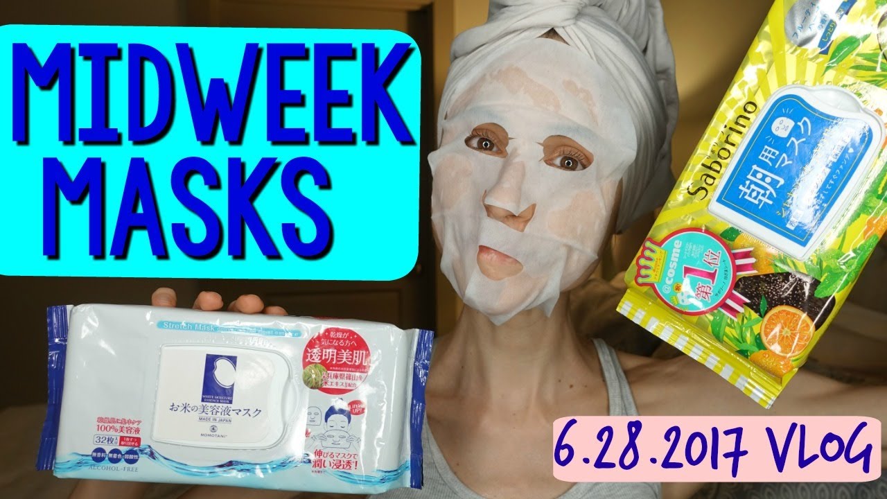 beautycon Vlog: Work, ASIAN SKIN CARE Masks, PO BOX cards 🚗📪🙆