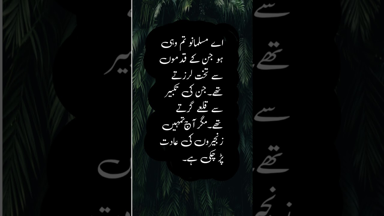 Do You Know You are a Muslim? 