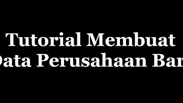 Tutorial Membuat Data Perusahaan Baru dengan MYOB Accounting Plus v18