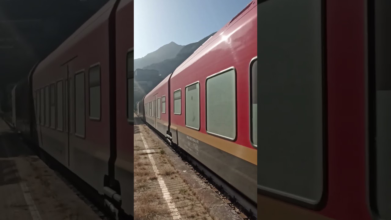 RV VDA 2761 Torino-Aosta, BTR 813.005 in partenza da Hone Bard del 08/10/2023