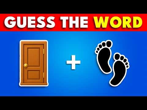 Guess The WORD By Emojis? 🧐🤔🧠 Emoji Word Challenge | Quiz Maybe