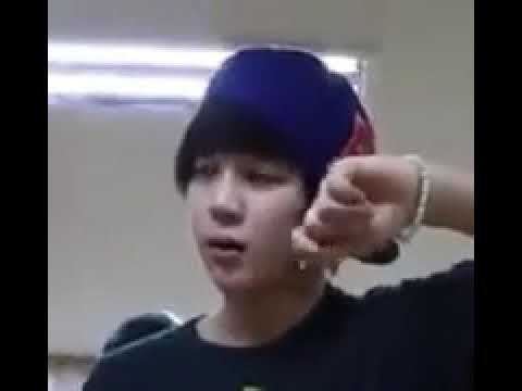 Fetus Jimin flirting with the camera .... my poor heartu 😭💜