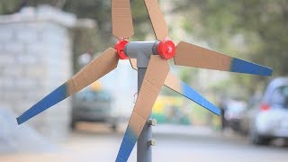 How to make a Generator - Windmill generator - free energy generator
