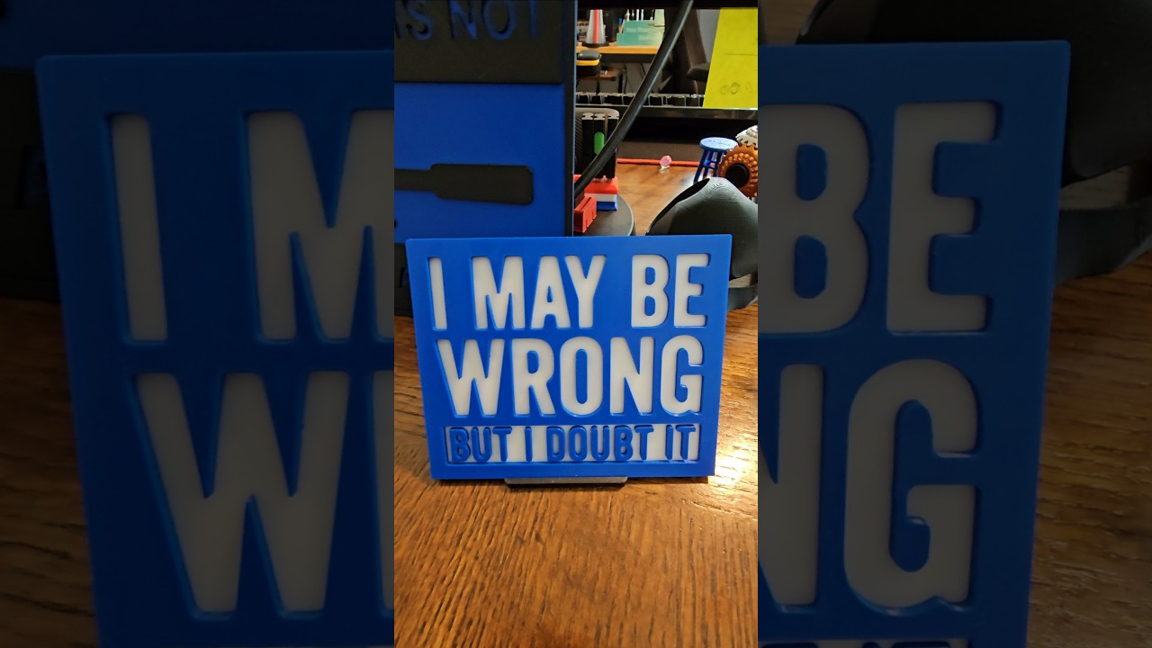 Goofy 3D Printed Signs 