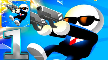 Johnny Trigger - Gameplay Walkthrough 1 Levels 1-5 (Android,ios)