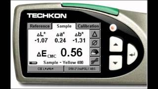 Techkon SpectroDens Functionality: CIE Lab