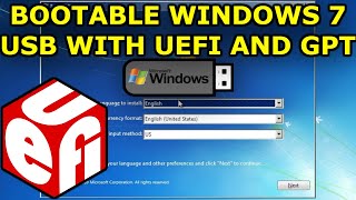 how to create a bootable uefi windows 7 usb guide