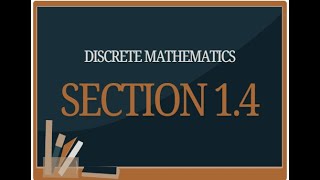 1.4 PROPERTIES OF INTEGERS