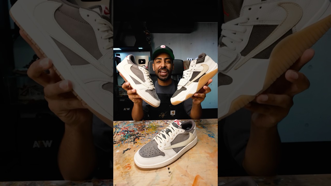 Travis Scott Jordan 1 Reverse Mocha Restoration / Custom