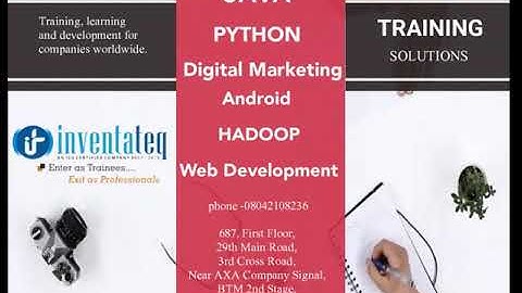 inventateq - Best Software Training Institute in Bangalore with Placements
