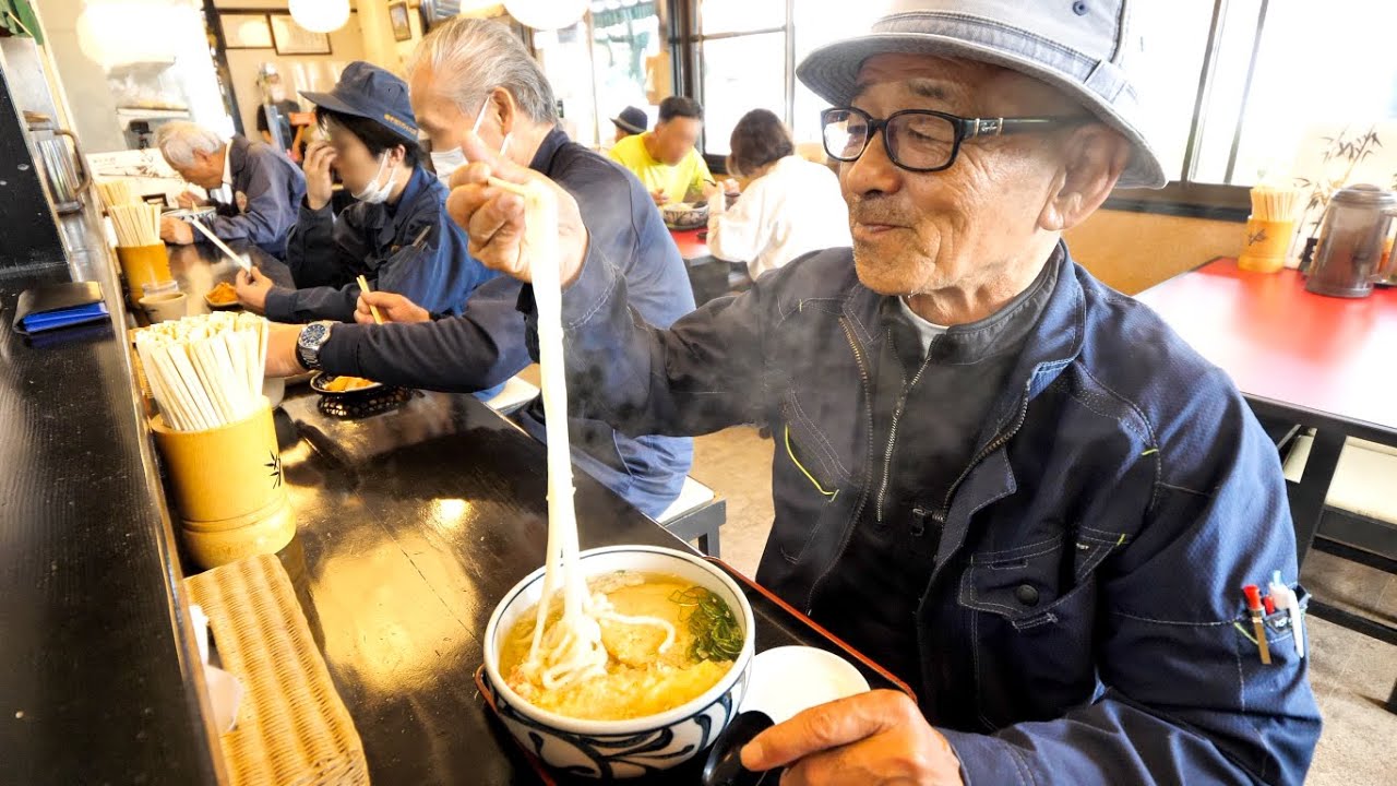 福岡が誇る凄まじい爆売れ天ぷら丼うどんそば屋がスゴかった丨Tempura and Udon Restaurant : Japanese style