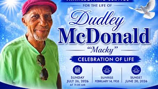 Celebrating Dudley McDonald