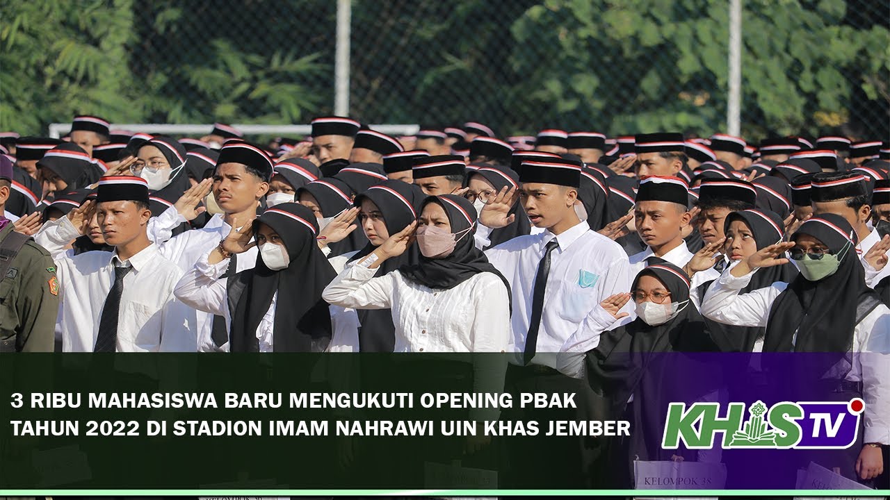 TIGA RIBU MAHASISWA BARU MENGIKUTI OPENING PBAK 2022