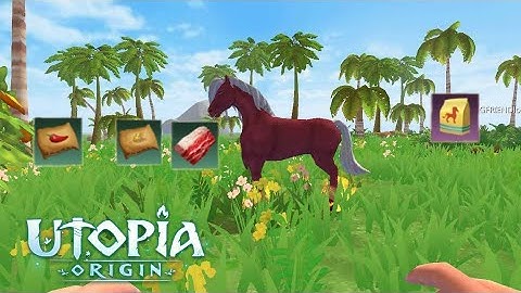 Utopia origin làm sao để bắt ngựa lửa // how to tame red horse Utopia origin