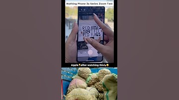 Nothing Phone 3A Zoom Test – Apple Users in SHOCK! 😱📸