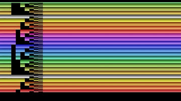 ATARI 2600 Horizonal Color Bars Demo COPPER LIKE FX PD