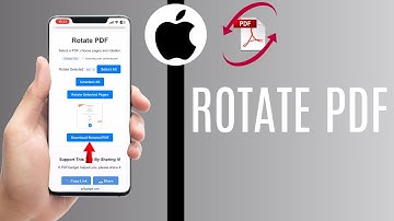 How to Rotate a PDF Permanently on iPhone | FREE (2025 Guide)