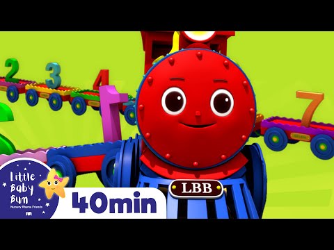 Number Trains | LBB Kids Songs | ABC's Baby Nursery Rhymes - Count with Little Baby Bum