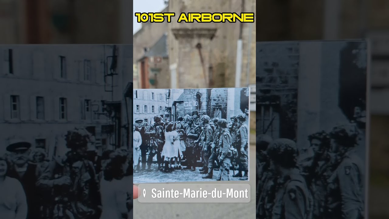 101st AB Ste Marie Du Mont Thenandnow Normandy WW2 History