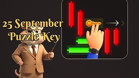 25 September Mini Game Key 100% Solved | Hamster Kombat Puzzle For Today