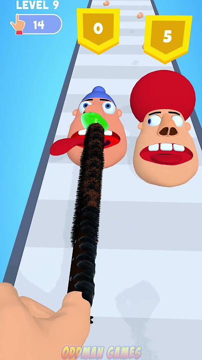 Finger Runner 3D Game - Finger in the Nose #9 #Shorts #Viral #Funny