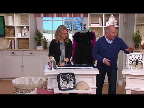 Rowenta Compact Steam Iron with Ironing Pad & Bag on QVC