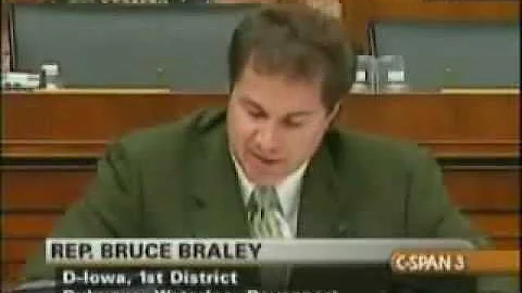 Bruce Braley Questions Lurita Doan