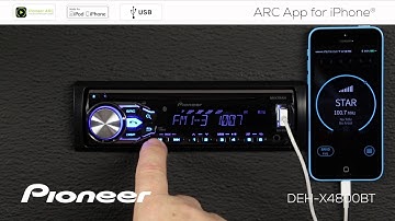 How To - DEH-X4800BT - ARC App for iPhone