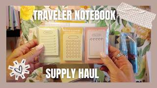 New Passport Traveler's Notebook Supply Haul & Unboxing for Stress Relief | PART 1