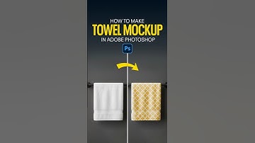 How To Make Towel Mockup in Photoshop #amgraphix #TowelMockup #Towel #Mockup #shorts #photoshop