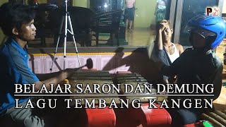 Belajar Saron dan Demung Lagu Tembang Kangen bersama Kang Mas Junanto dan Unclang Junior