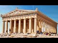 El Areópago donde predicó San Pablo y el Partenón. La Acrópolis de Atenas, Grecia.