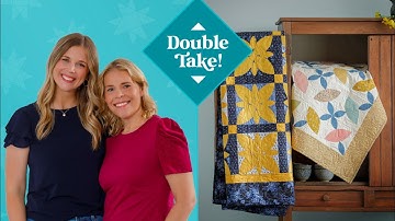 Double Take! 2 New Orange Peel Quilts - Free Project Tutorial