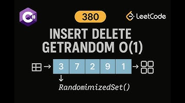 LeetCode 380: Insert Delete GetRandom O(1) | C# Solution | HashMap & ArrayList |