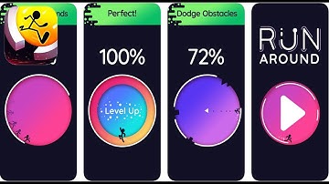 Run Around 웃 - Gameplay Trailer (IOS) Бег по кругу 웃 — Сможешь замкнуть круг?