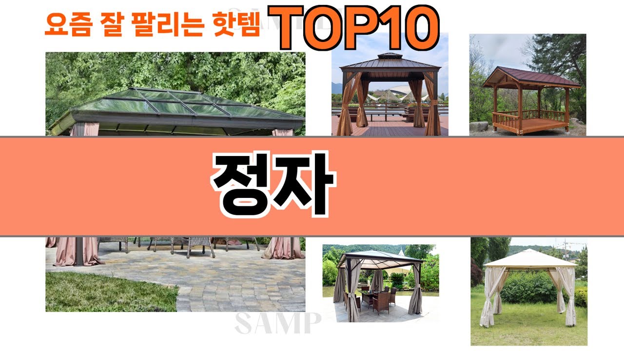 가장 많이 팔린 정자 추천 Top10! - YouTube