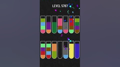 water sort puzzle level 5787