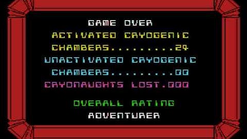 Alien 8 ending - MSX