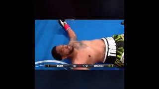 Deontay Wilder knocks out Dominic breazeale viciously in the first round