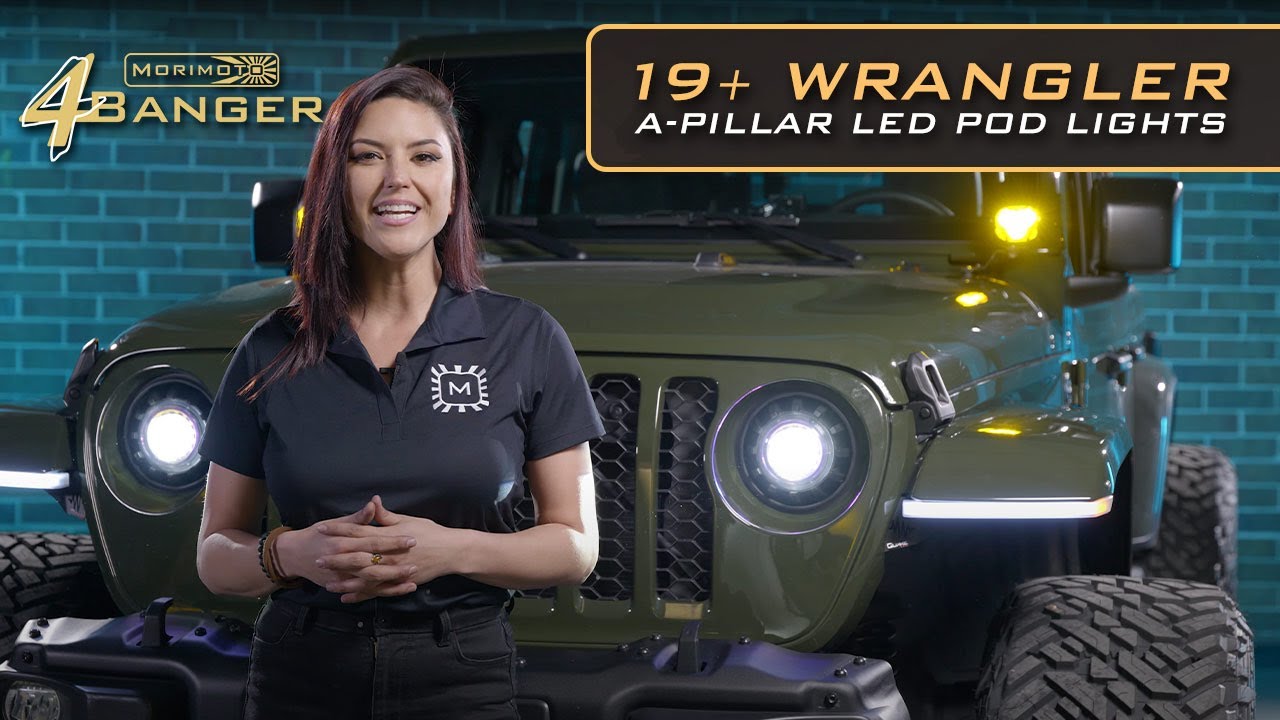 Morimoto 4Banger LED Pod A-Pillar Install on the 2019+ Jeep Wrangler JL