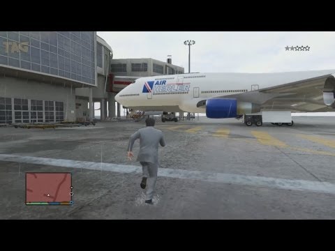 Video: Můžete létat na jumbo jet v GTA 5?