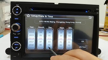 TLTek Windows Car GPS navigation system time setting