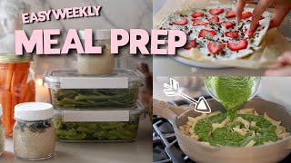 Meal Prep With Me For The Week - MissLizHeart by MissLizHeart 79,398 views 2 years ago 9 minutes, 10 seconds