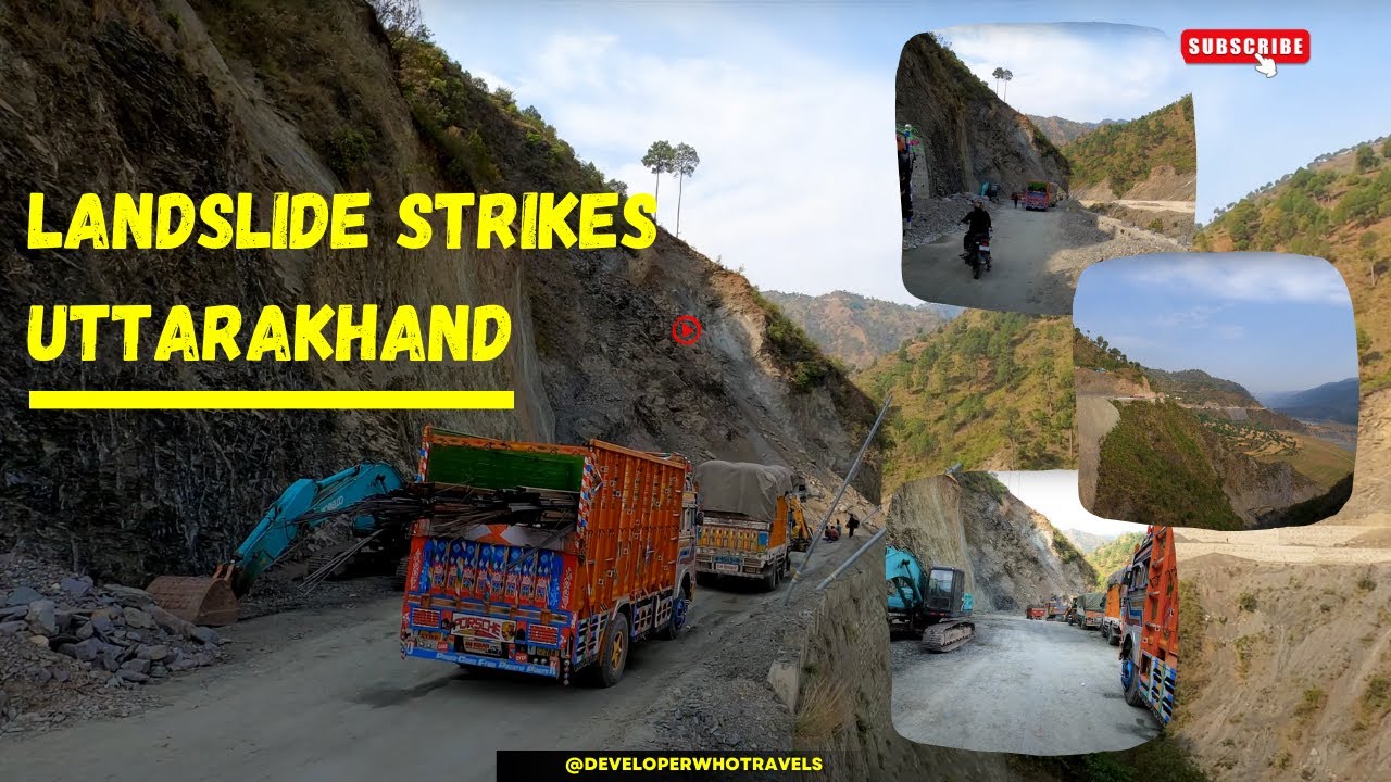 Landslide occurred in Uttarakhand while en route to Gangotri | Developer who travels vlog