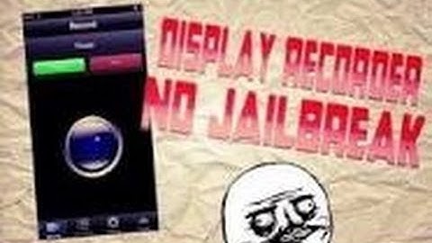 How To Get Display Recorder NO JAILBREAK!!!!!