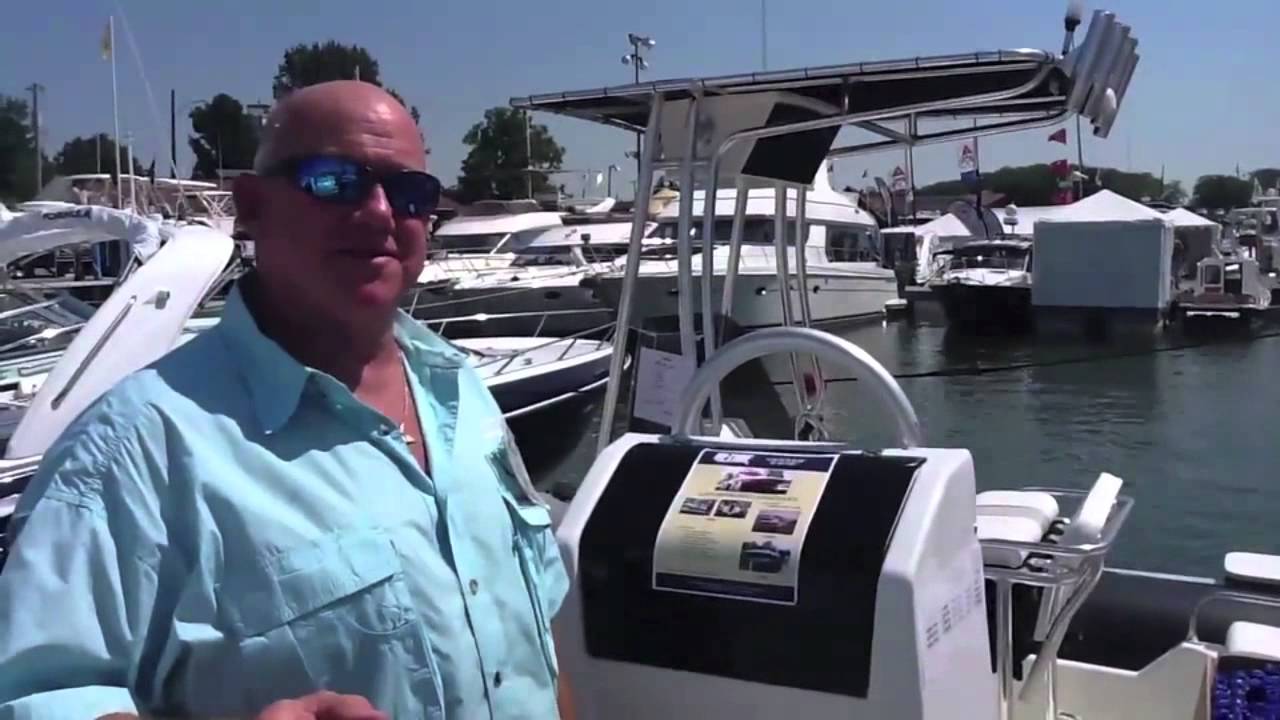 HarborHoist (formerly known as the Launch Pad Lift) at 2012 Michigan Boat Show