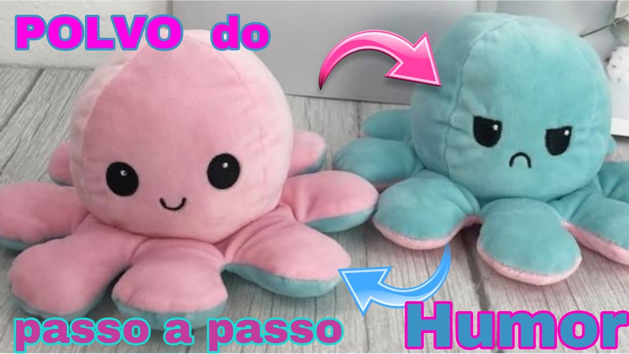 como fazer polvo do humor reversivel👉 [molde grátis] 🐙 passo a passo completo