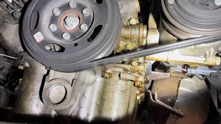 Chevy Cruze 1.4L Bad oil leak. Timing cover gasket replacement.