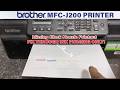 How to Manual Purge Ink Brother MFC-J200 Printer and Fixed the Missing Noozle Printout Problem.
